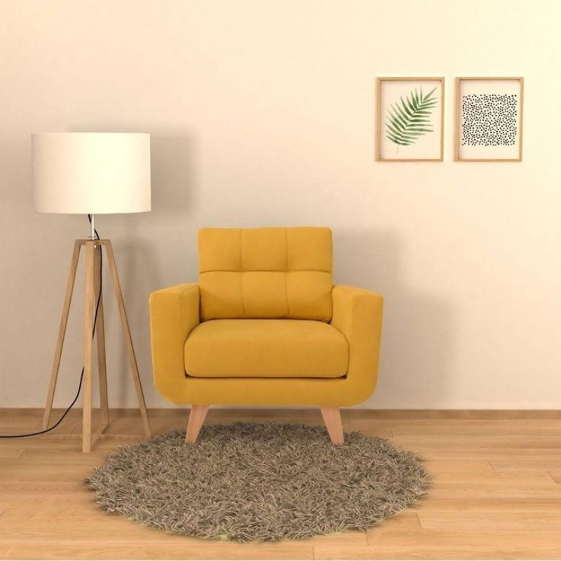 Chair, 85 cm, Yellow - KM-EG160-109