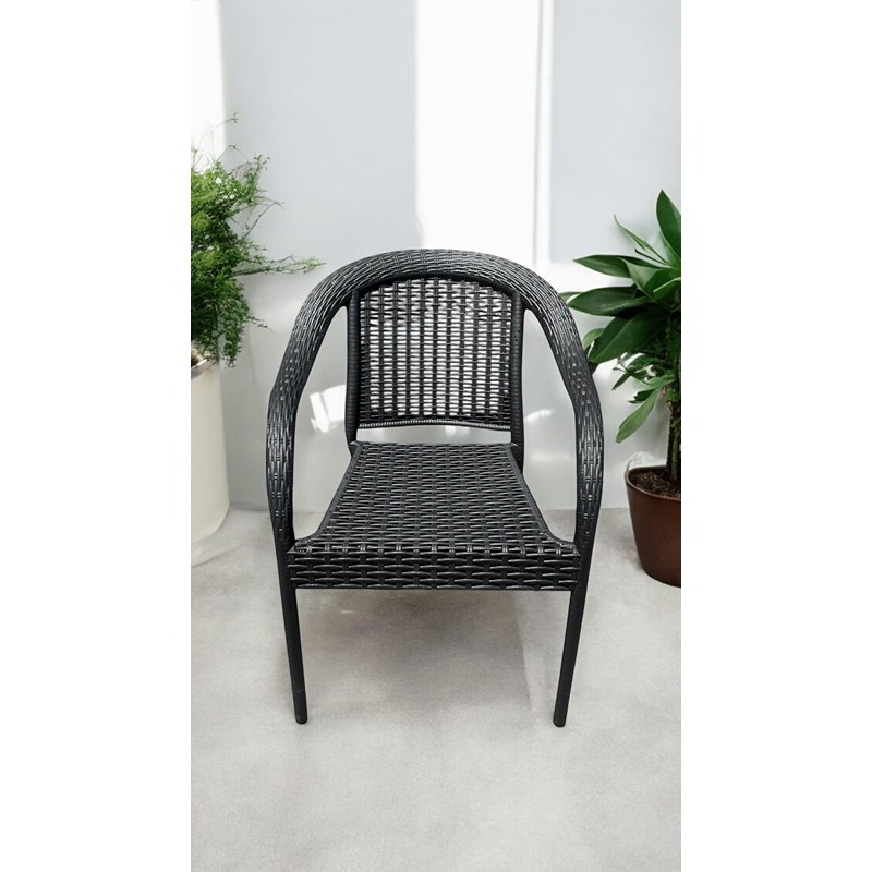 طقم جلوس خارجي, 5 قطع, أسود - KM-EG159-66