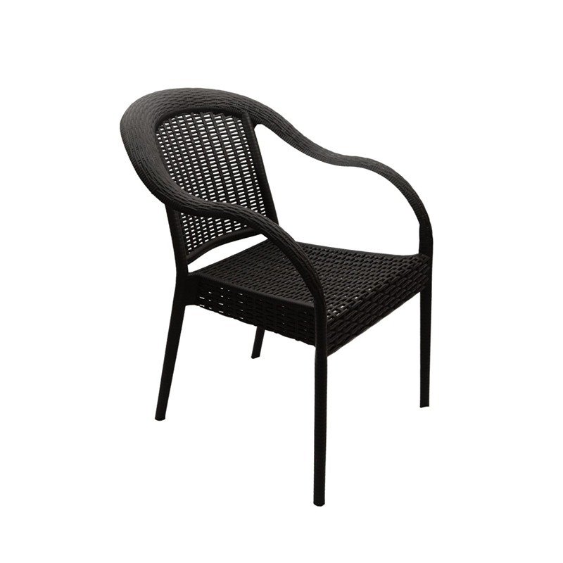 طقم جلوس خارجي, 5 قطع, أسود - KM-EG159-66