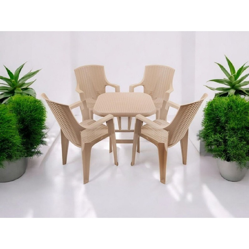 طقم جلوس خارجي, 5 قطع, ألوان متعددة - KM-EG159-67