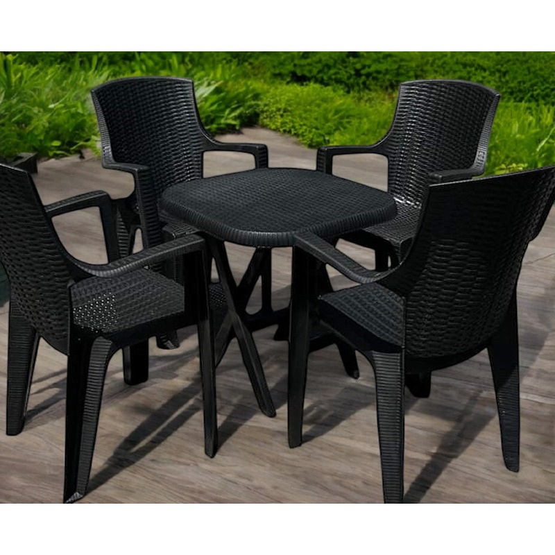 طقم جلوس خارجي, 5 قطع, ألوان متعددة - KM-EG159-67