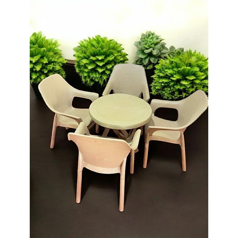 طقم جلوس خارجي, 5 قطع, ألوان متعددة - KM-EG159-69