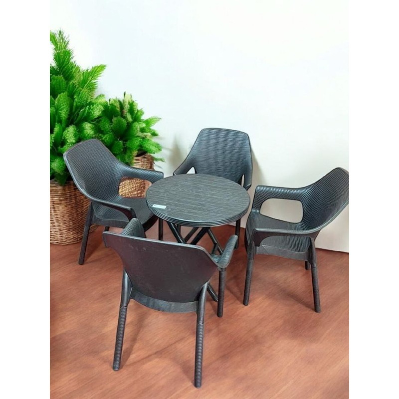 طقم جلوس خارجي, 5 قطع, ألوان متعددة - KM-EG159-69