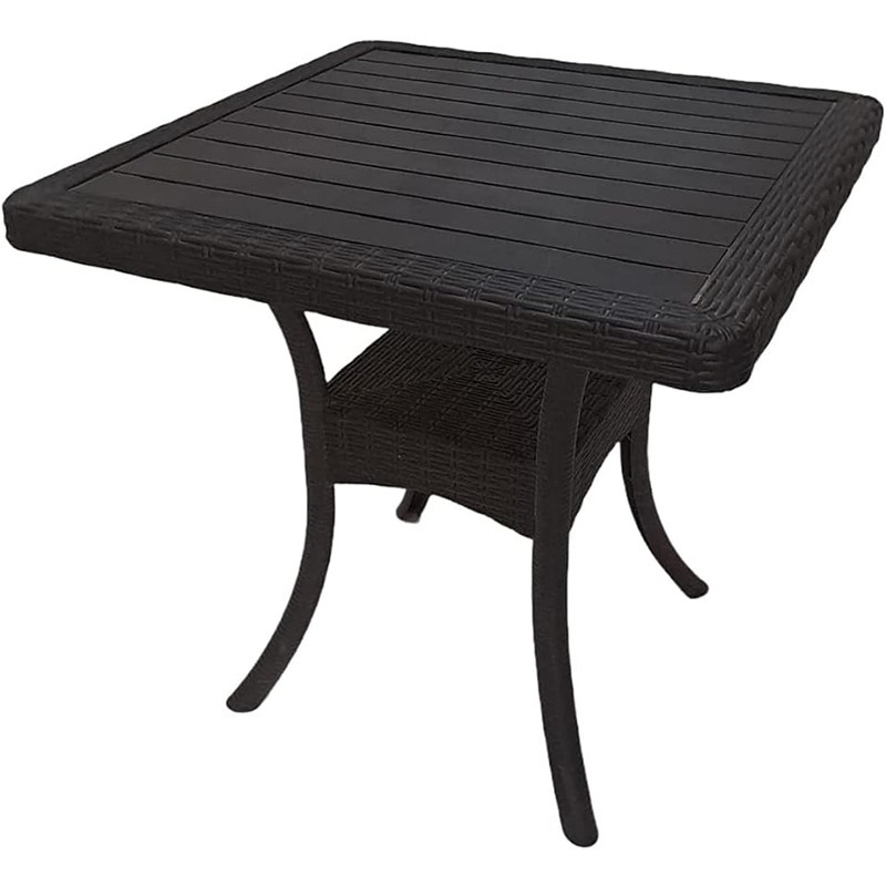 طقم جلوس خارجي, 7 قطع, أسود - KM-EG159-72