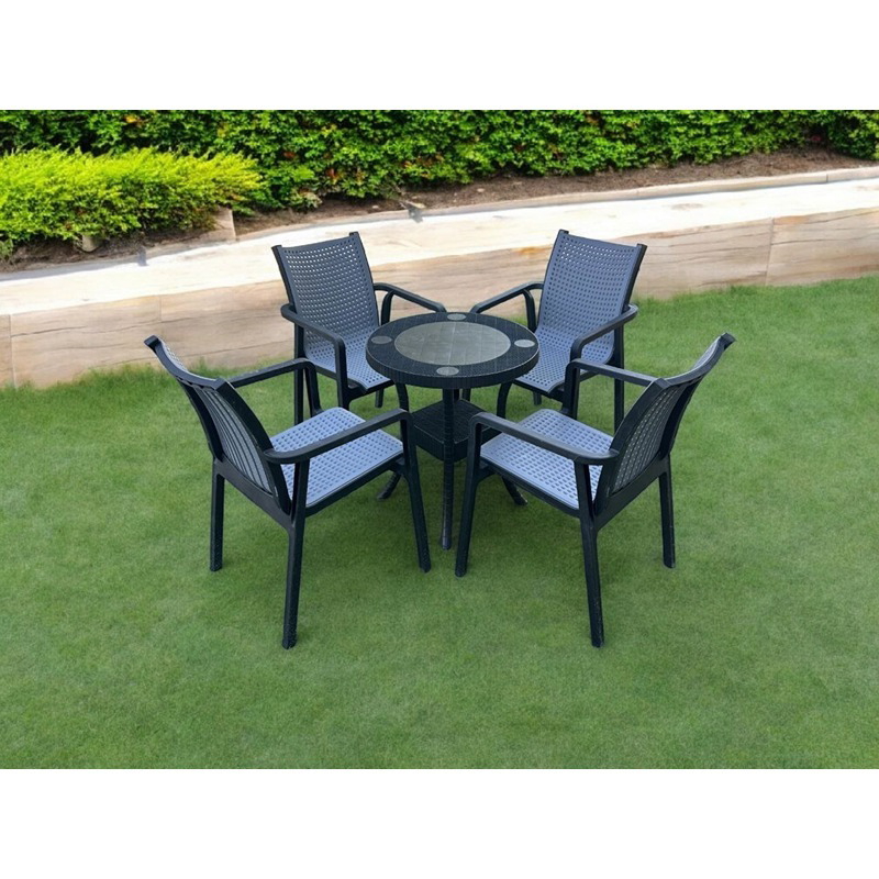 طقم جلوس خارجي, 5 قطع, ألوان متعددة - KM-EG159-74