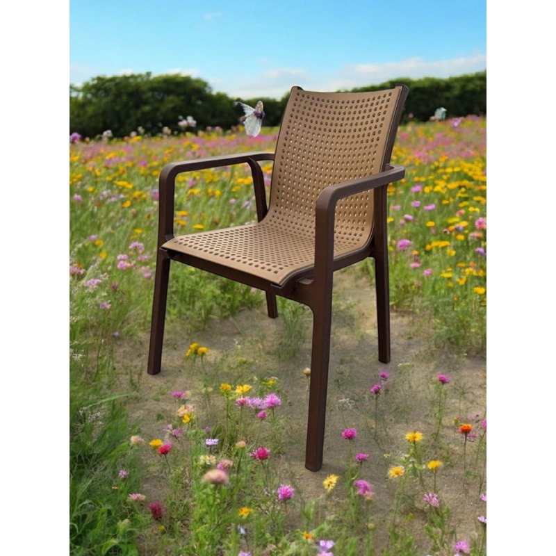 طقم جلوس خارجي, 3 قطع, ألوان متعددة - KM-EG159-75