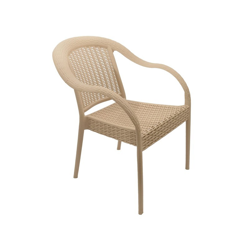 طقم جلوس خارجي, 5 قطع, بيج - KM-EG159-76