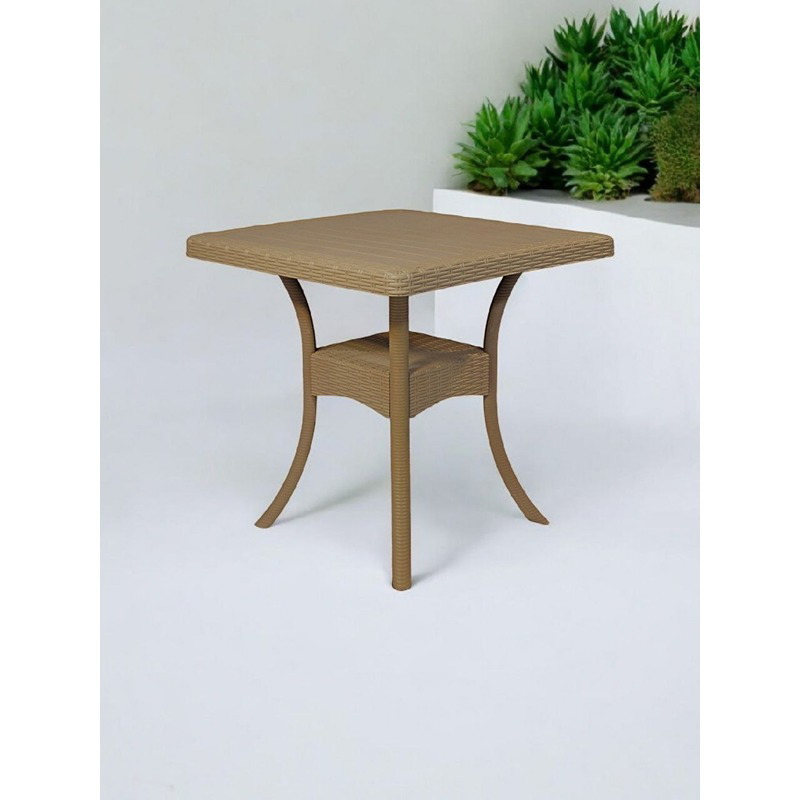 طقم جلوس خارجي, 5 قطع, بيج/أبيض - KM-EG159-85