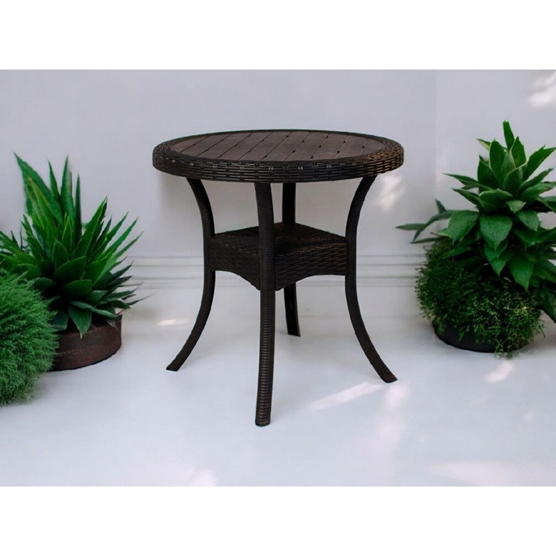 طقم جلوس خارجي, 5 قطع, أسود/أبيض - KM-EG159-87