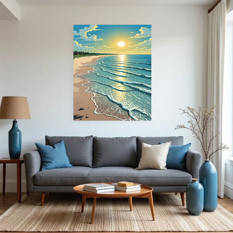 tableau, 90×60 cm, Multi colour -KM-EG161-70