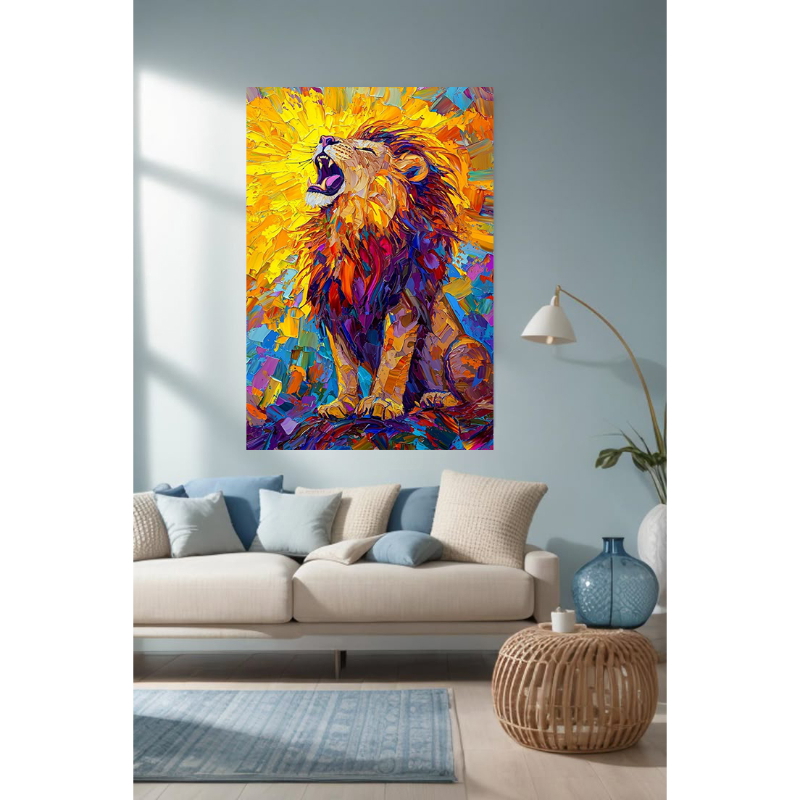 tableau, 100×70 cm, Multi colour -KM-EG161-74