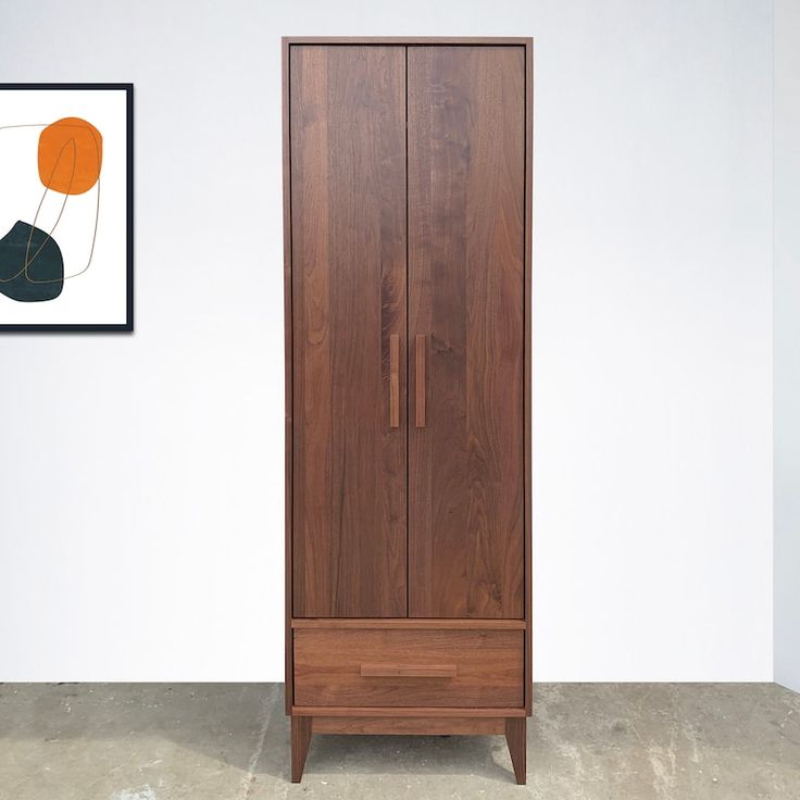 Wardrobe, 210 cm, Brown - KM-EG63-173