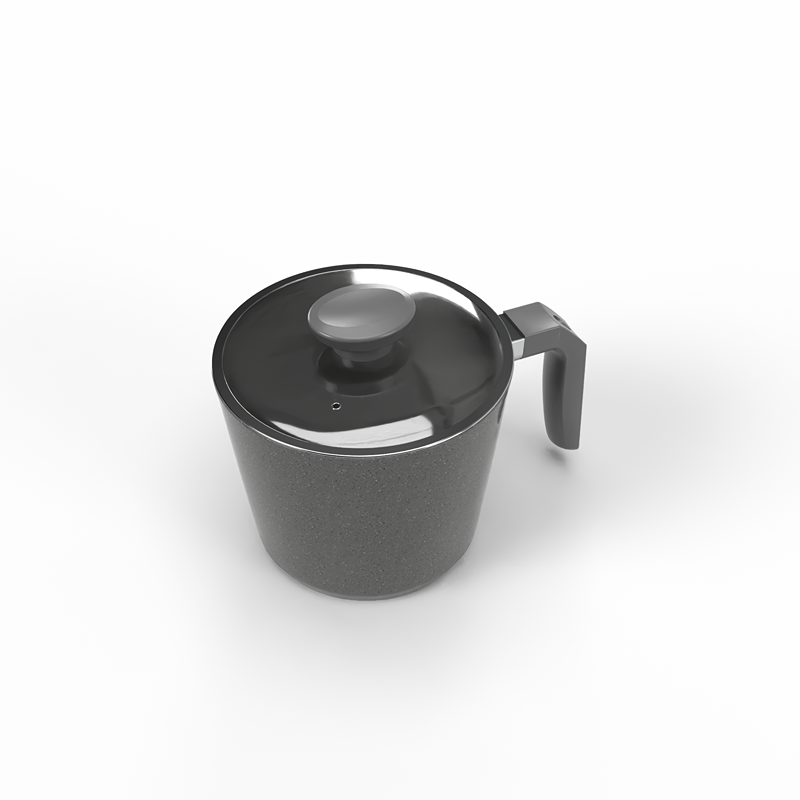 Granit Milk Pot, 16 cm, Grey - KM-EG163-60
