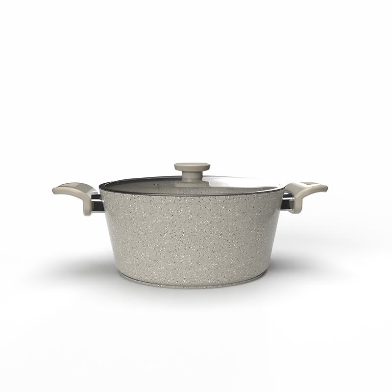 Granit Pot, Multiple sizes, Beige - KM-EG163-63