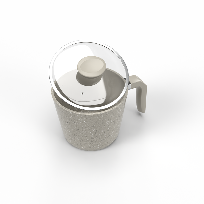 Granit Milk Pot, 16 cm, Beige - KM-EG163-65