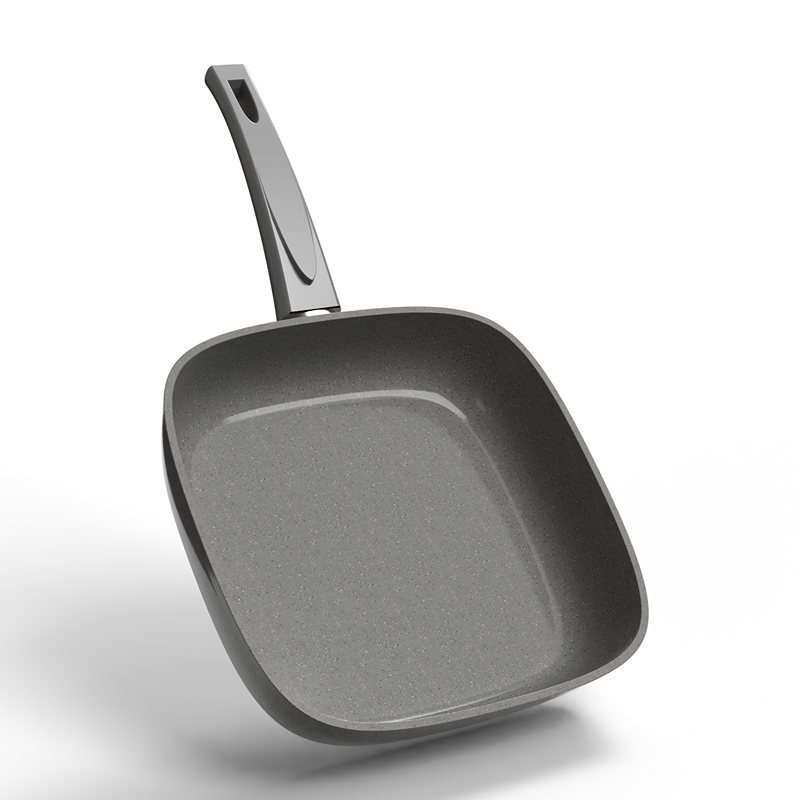 Granit Fry Pan, 26 cm, Gray - KM-EG163-75