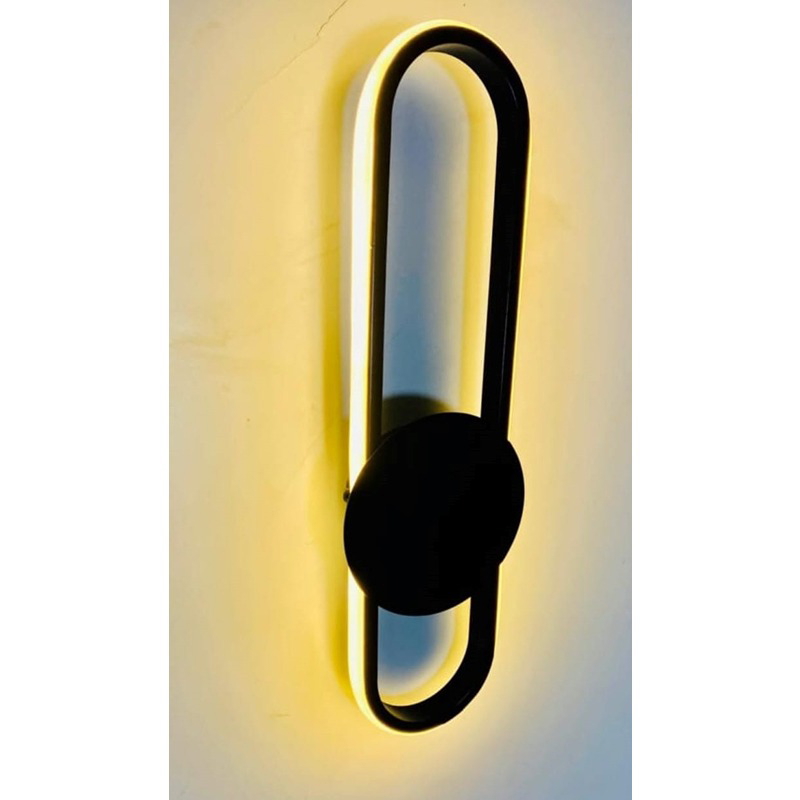 Wall Lamp, 24 cm, Black - KM-EG6-238