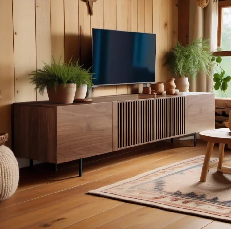 Tv unit, 180 cm, Brown - KM-EG63-170