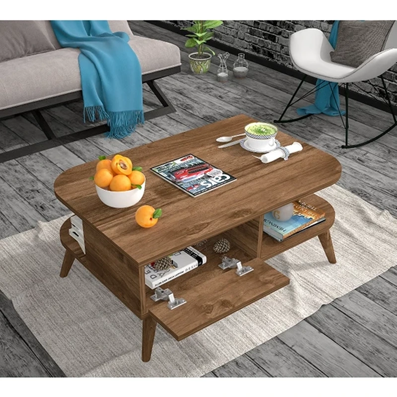 coffee table, 100 cm, multi color - KM-EG7-139