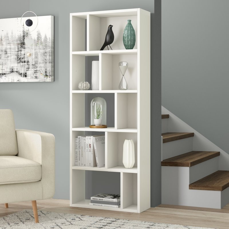 Bookcase, 160 cm, multi color - KM-EG7-142