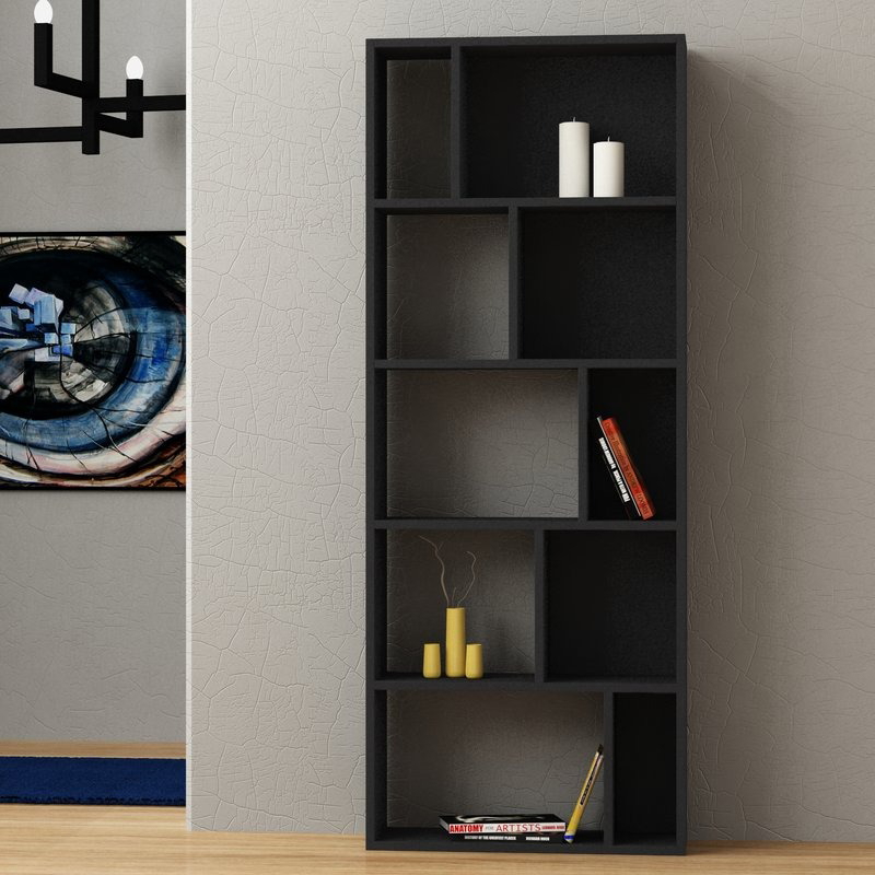 Bookcase, 160 cm, multi color - KM-EG7-142