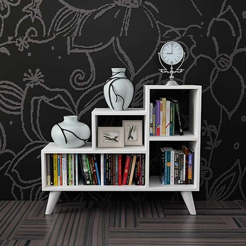 Bookcase, 90 cm, white - KM-EG7-145