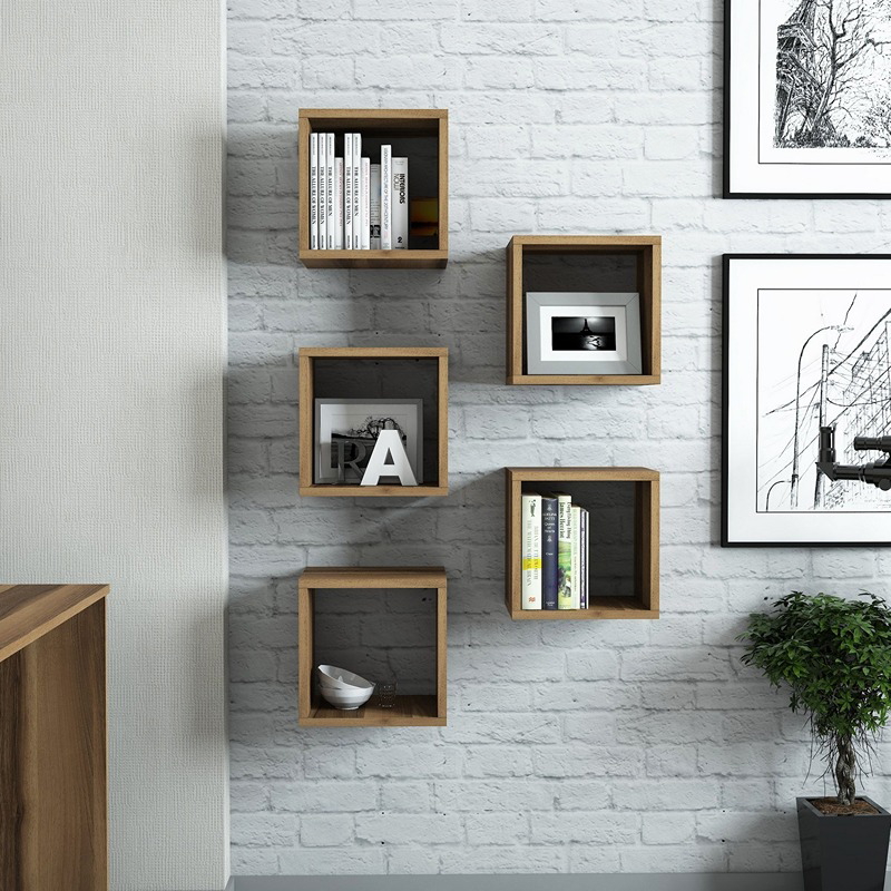 Bookcase, 30 cm, multi color - KM-EG7-147