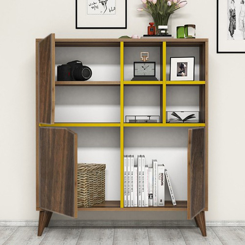 Bookcase, 100 cm, multi color - KM-EG7-148