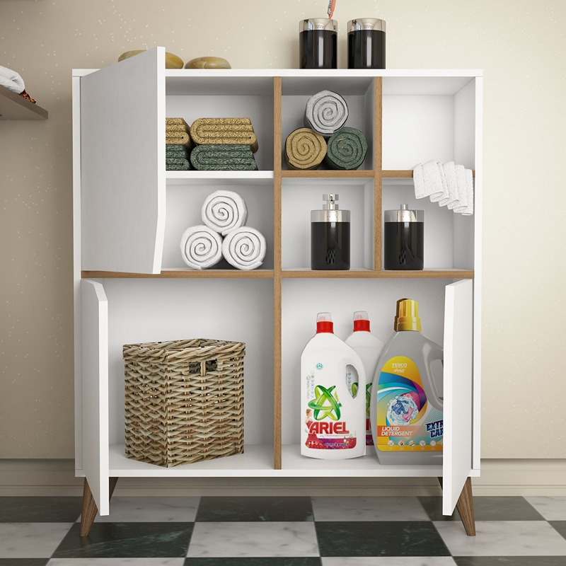 Bookcase, 100 cm, multi color - KM-EG7-148