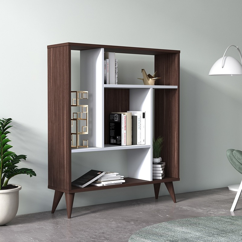 Bookcase, 90 cm, multi color - KM-EG7-152