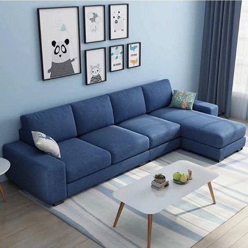 Roma Corner Sofa, 300 cm, Navy - KM-EG164-25