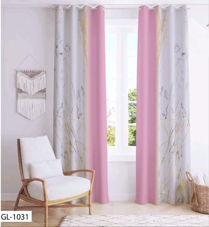 ستارة ديجيتال, 280 سم, رمادي/وردي - KM-EG131-235