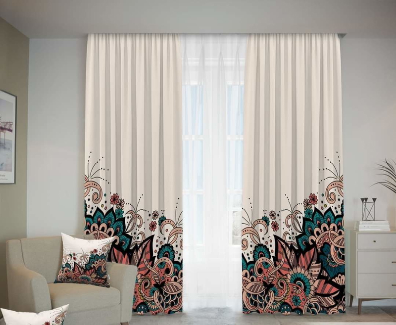 Digital Curtain, 280 Cm, Multi-Color - KM-EG131-239