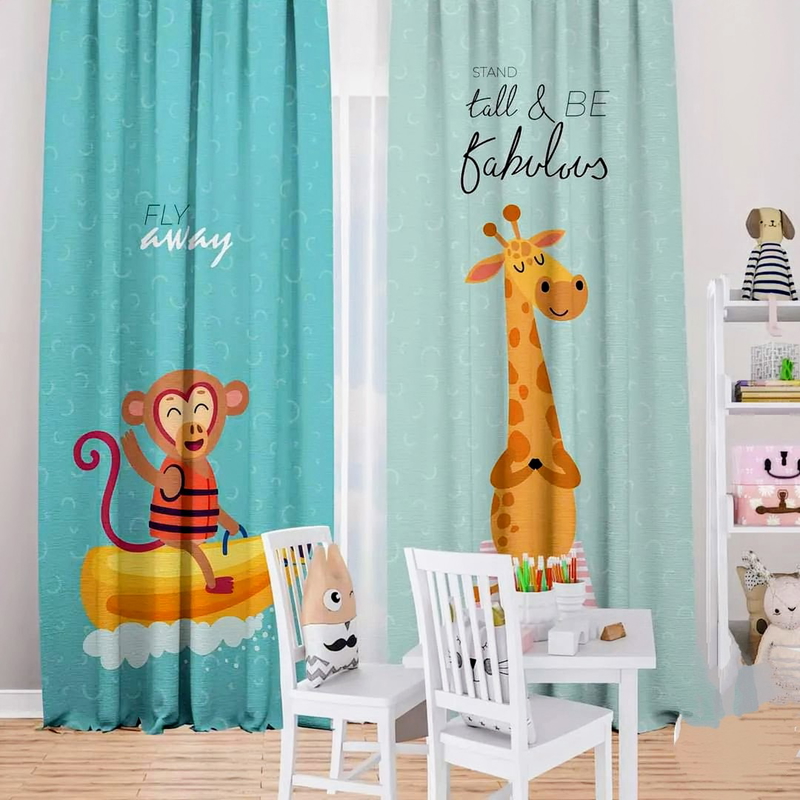 Kids Curtain, 280 Cm, Multi-Color - KM-EG131-251