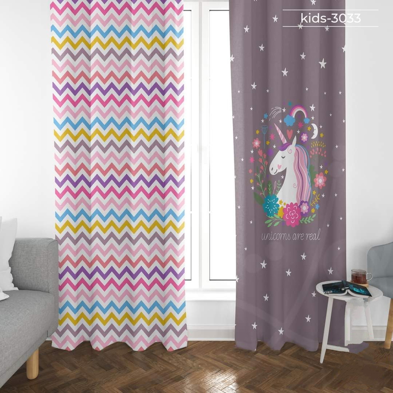 Kids Curtain, 280 Cm, Multi-Color - KM-EG131-261