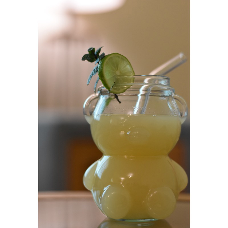 طقم اكواب دب, متعدد المقاسات, شفاف - KM-EG122-47