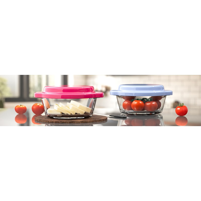 طقم برطمانات جانيرو, قطعتين, شفاف - KM-EG126-30