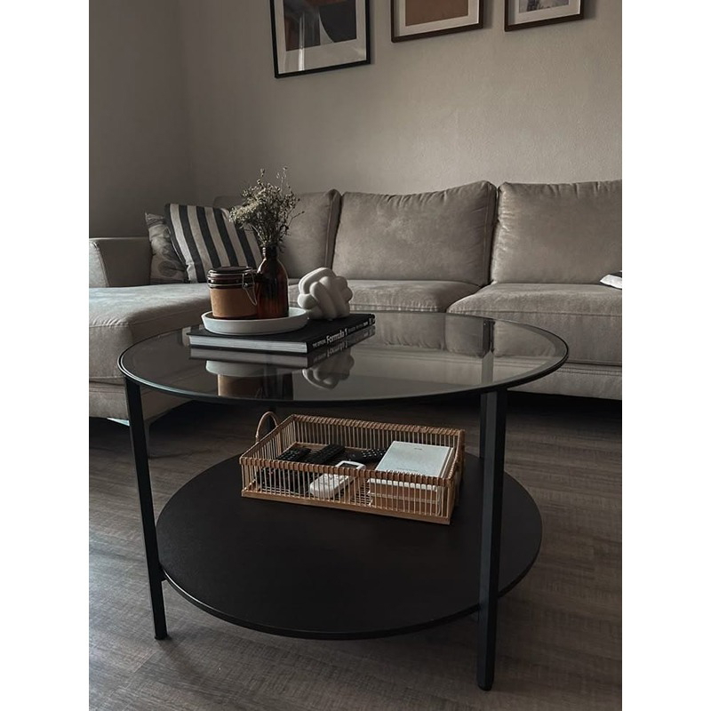 Coffee Table, 75 cm, Black - KM-EG115-43