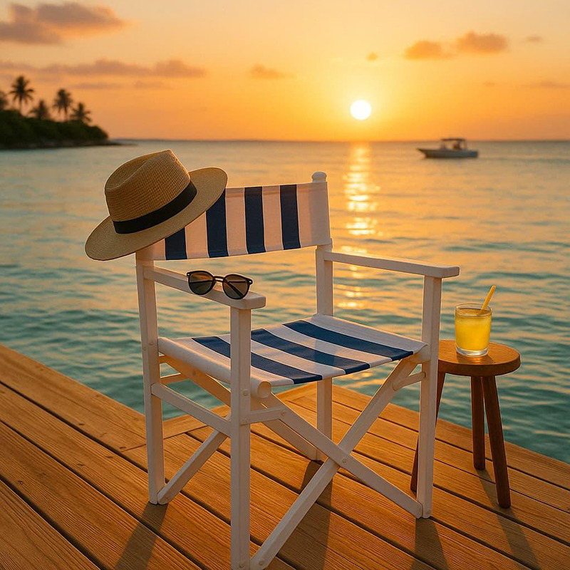 كرسي بحر خارجي, 60 سم, متعدد الألوان - KM-EG19-39