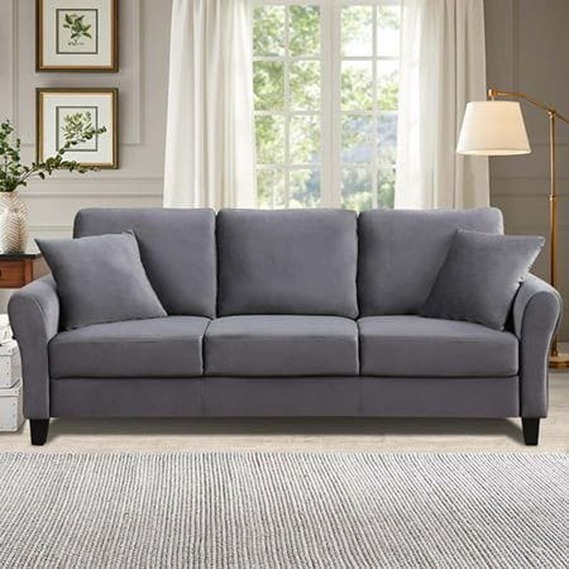 Three Seater Sofa, 200 cm, Grey - KM-EG152-38