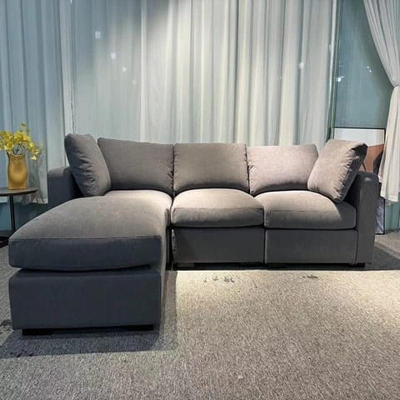 Corner Sofa, 250 cm, Dark Grey - KM-EG152-48