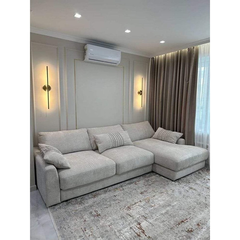 Corner Sofa, 280 cm, Light Grey - KM-EG152-51
