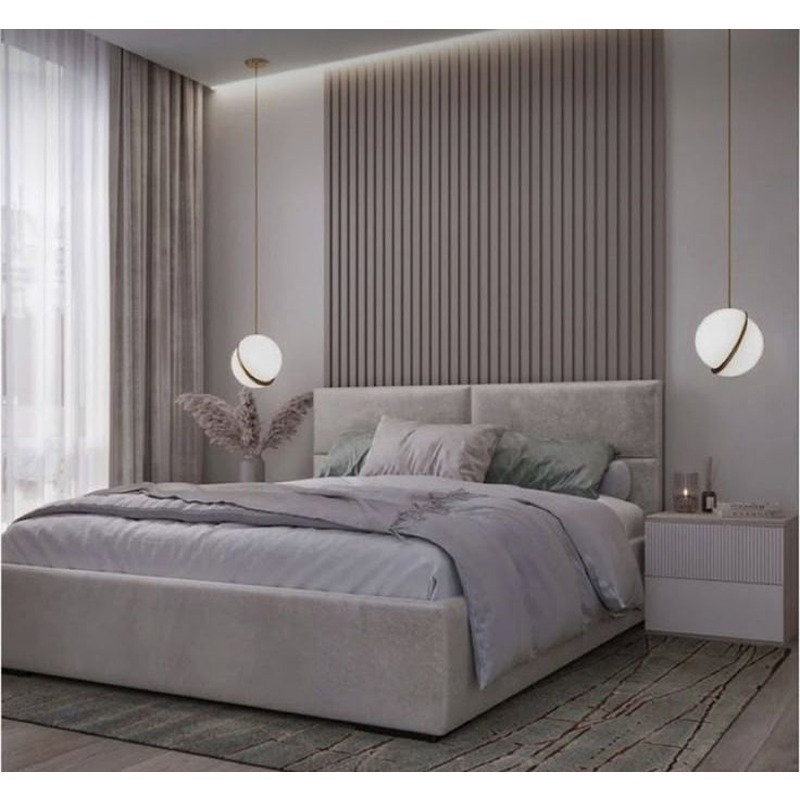 Bed, 160 cm, Beige - KM-EG152-62