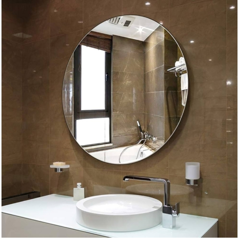 مرآة, 50 × 50 سم, فضي - KM-EG165-57