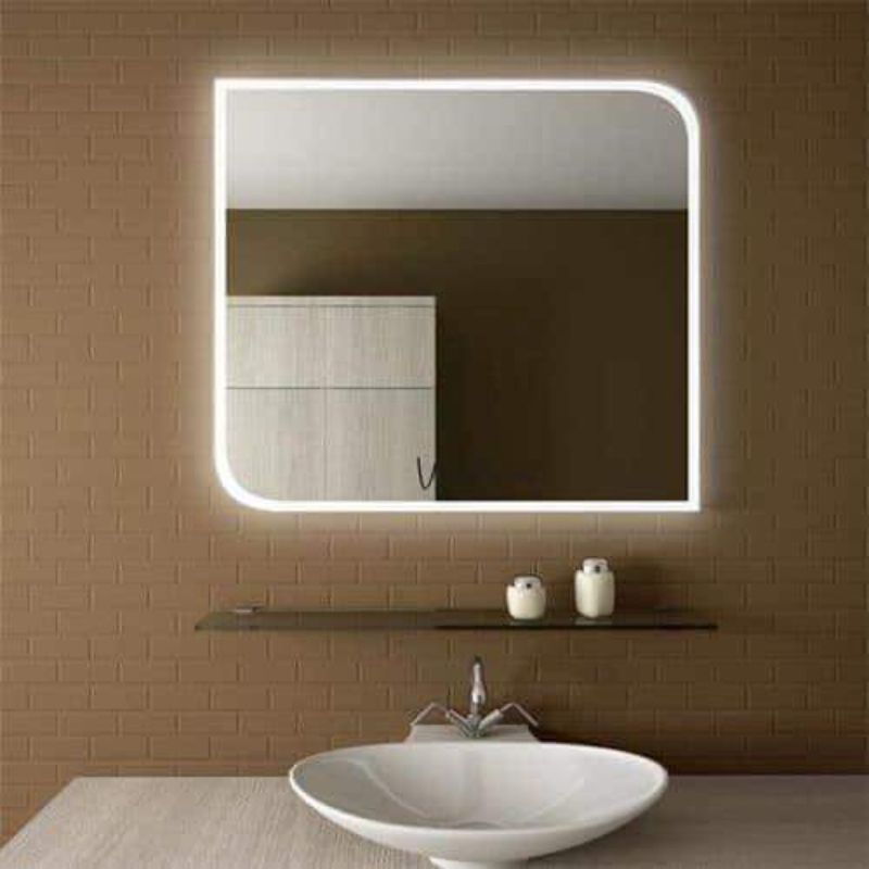 مرآة, 50 × 50 سم, فضي - KM-EG165-62