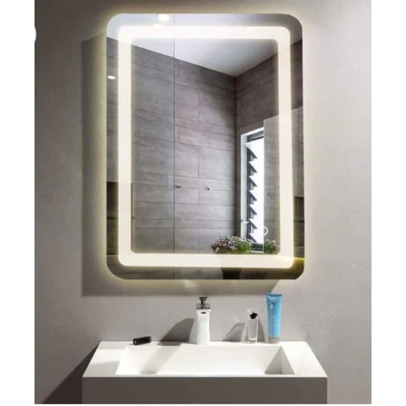 مرآة, 60 × 40 سم, فضي - KM-EG165-65