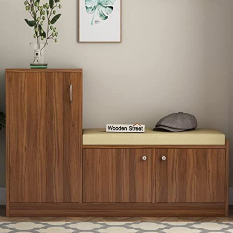 Shoe Cabinet , 120 cm, brown - KM-EG167-53