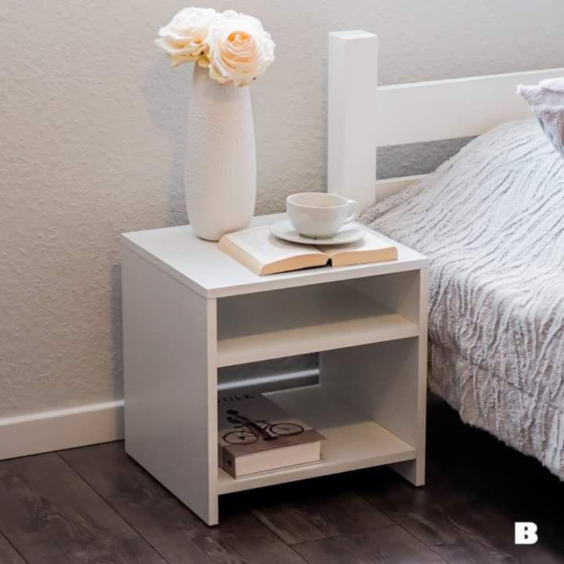 Drawer unit, 50 cm, White/Wood - KM-EG167-62