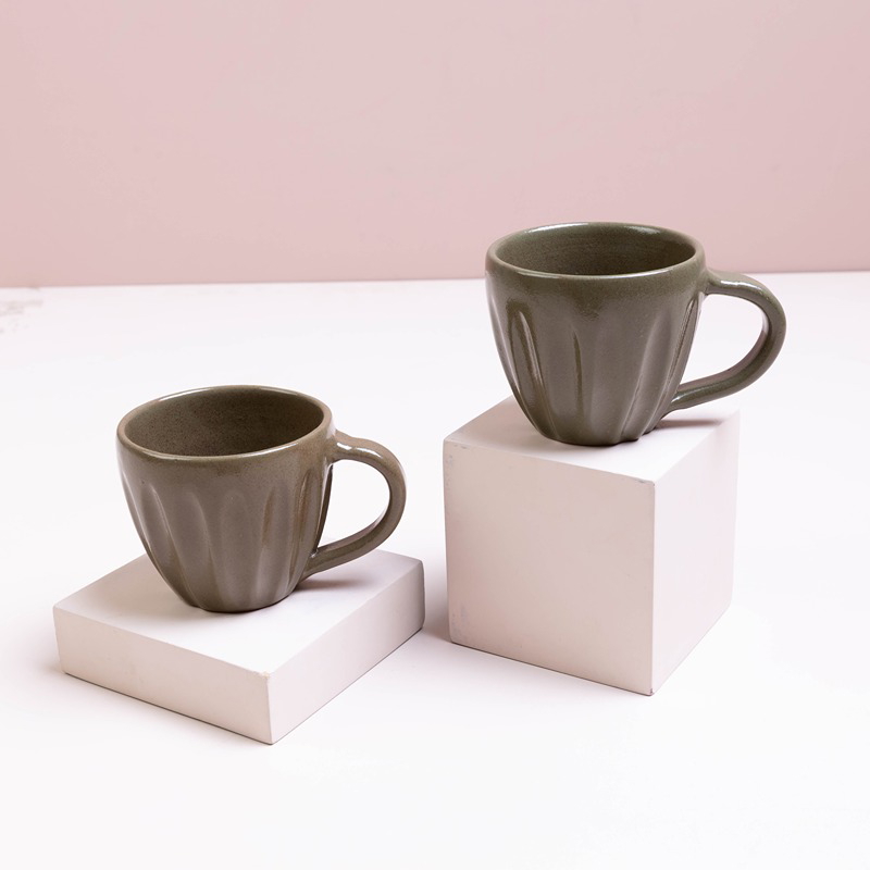 Earthy Bliss Mug, 200 ml, Brown - KM-EG55-293