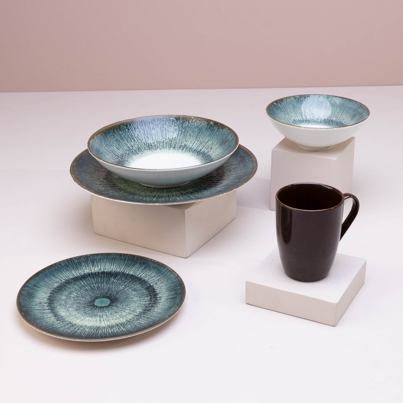 Dinner Set, 30 Pcs, Multiple Colors - KM-EG55-305